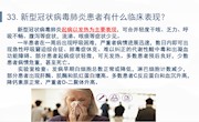 新型冠状病毒肺炎患者有什么临床表现？