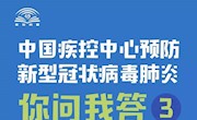 中国疾控中心预防新型冠状病毒肺炎 你问我答（三）