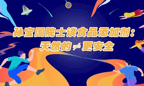 孙宝国院士谈食品添加剂：天然的≠更安全