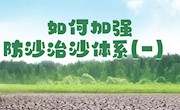 如何加强防沙治沙体系（一）