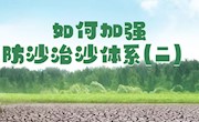如何加强防沙治沙体系（二）