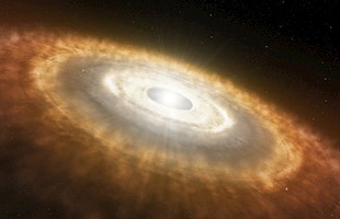热原行星盘内首次发现水和其他分子