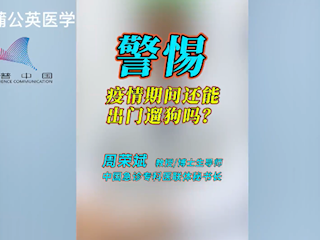 疫情期间还能出门遛狗吗？