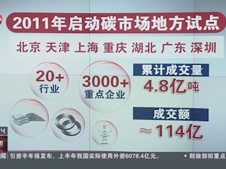 生态环境部：地方试点向全国碳排放权交易市场过渡